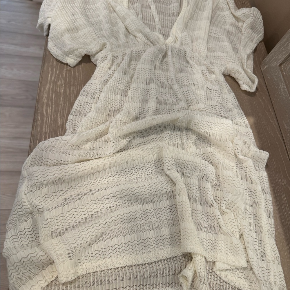 Jordan Taylor White Knit Cover-Up